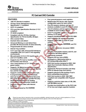 PCI4451GFN datasheet  